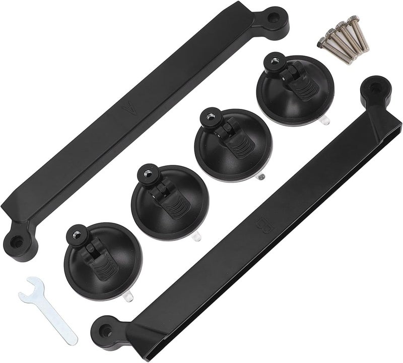 for RV Boat Car and Vehicle Windshield or Sunroof Installation - Satellite Sunroof Suction Cup Mount Compatible with Mini Dish Antennae - ABS Mounting Bracket with 4 Suction Cups. - Image 5