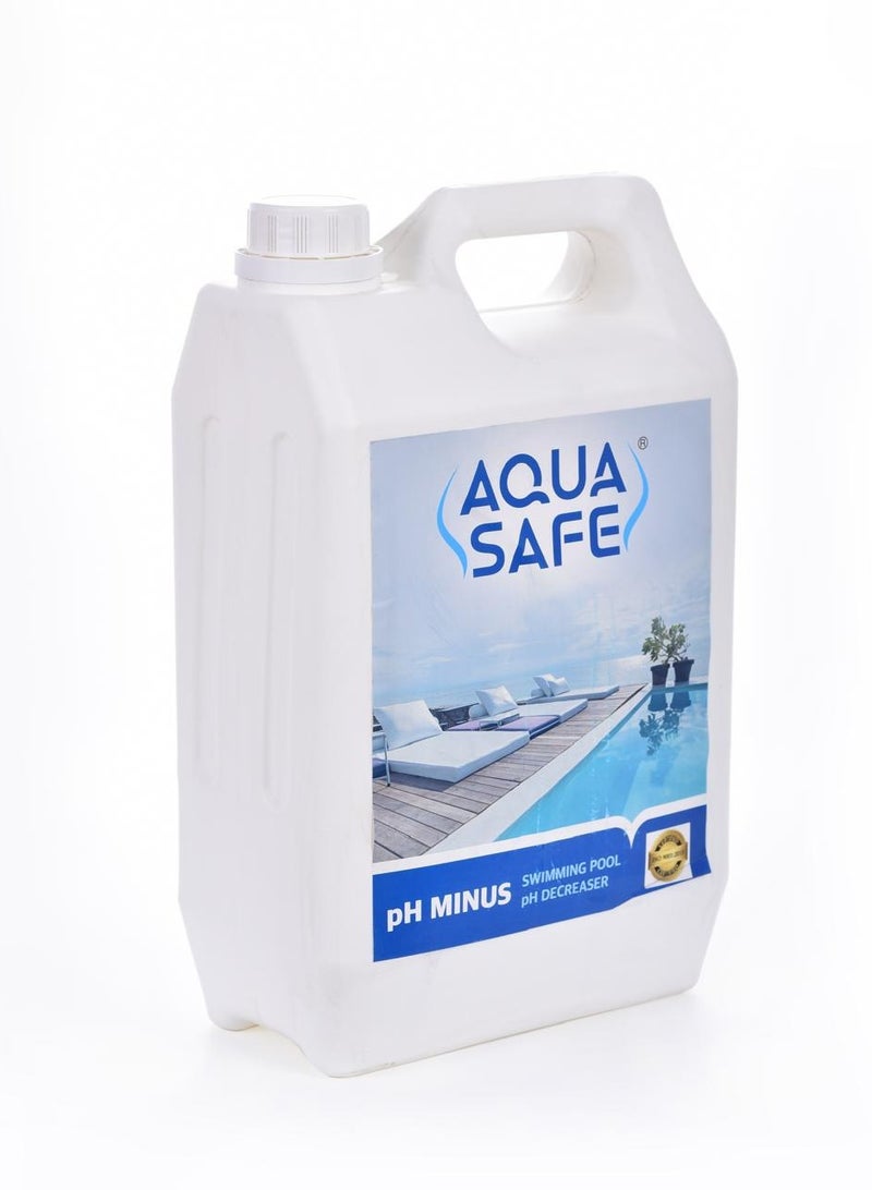 Aqua كيمياء حمام السباحة أكوا سيف pH ناقص، 5 لتر - Image 2