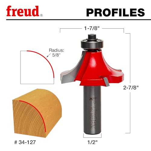 freud فرويد 34-127: بت دائري بزاوية 5/8" مع عمود 1/2" - Image 2
