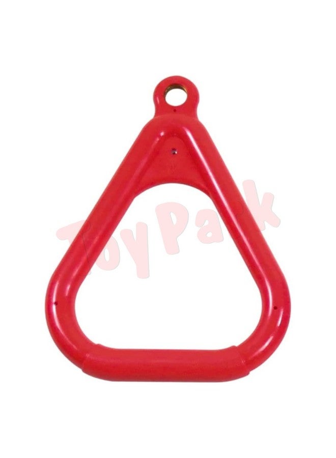 Toy Park Triangle Rings Set of 2 with Delta Quick Links - Monkey bar Rings (Red) - Image 3