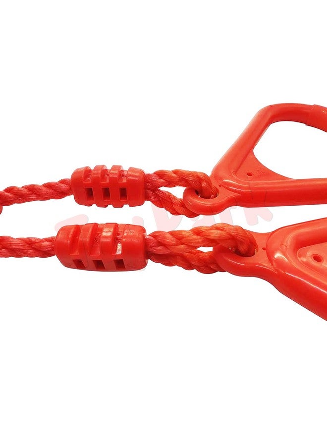 Toy Park Triangle Rings Set of 2 with Delta Quick Links - Monkey bar Rings (Red) - Image 5