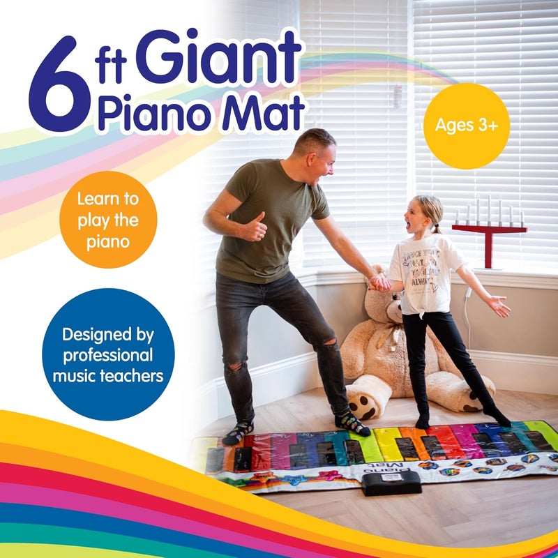 Children's Toy from 3 Years – Children's Piano Music Mat, Music Mat Toy from 3 Years for Creative Music Moments - Image 5