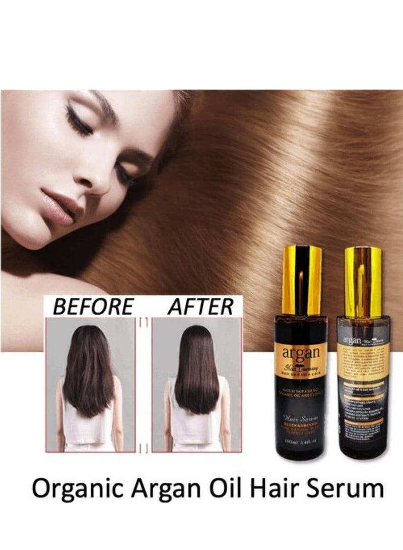 أرغان سيروم الشعر للعناية بالشعر وفروة الرأس، العناية بالشعر، أنيق وسلس، نبات طبيعي نقي، رعاية مثالية 100 مل - Image 2
