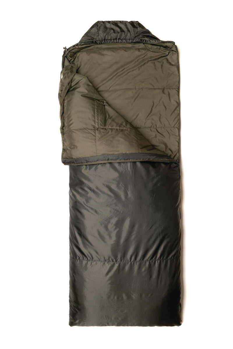 Snugpak Jungle Bag Lightweight Sleeping Bag with Left or Right Side Zip, Compact Travel and Camping Bag, Olive - Image 2