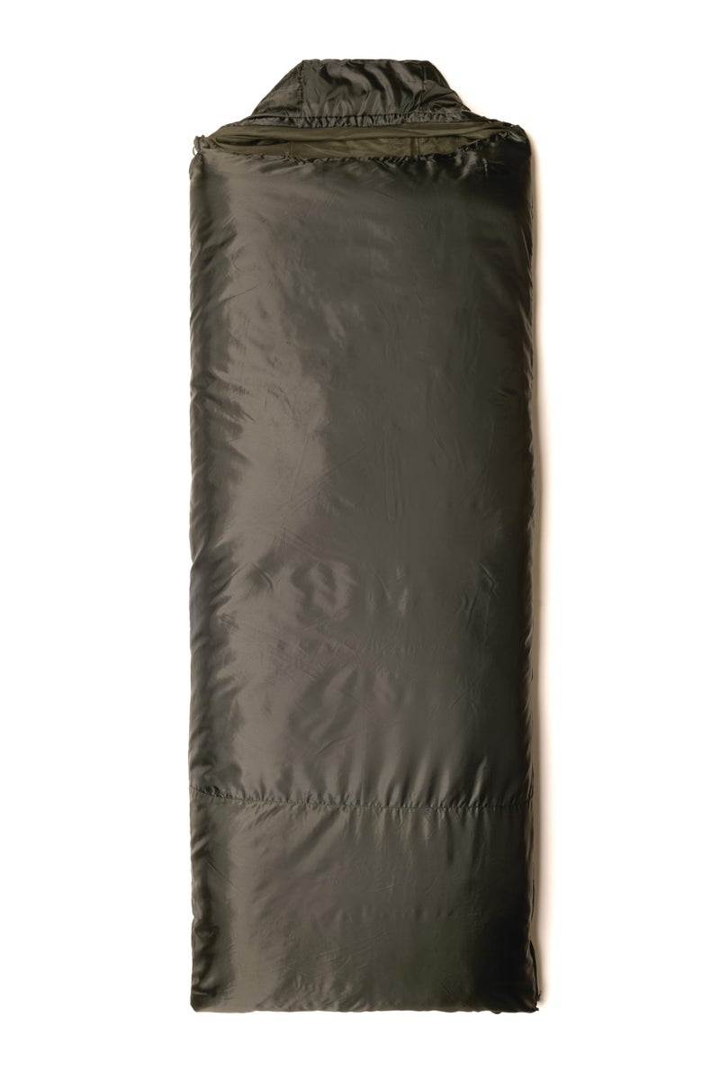 Snugpak Jungle Bag Lightweight Sleeping Bag with Left or Right Side Zip, Compact Travel and Camping Bag, Olive - Image 1