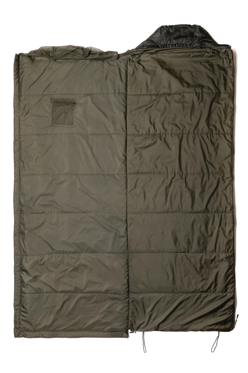 Snugpak Jungle Bag Lightweight Sleeping Bag with Left or Right Side Zip, Compact Travel and Camping Bag, Olive - Image 3