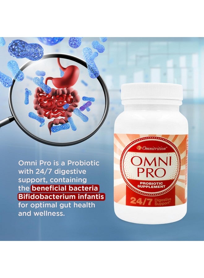 Omnitrition Omni Pro Probiotics, 90 Capsules for Men and Women, Gut-health - Image 2