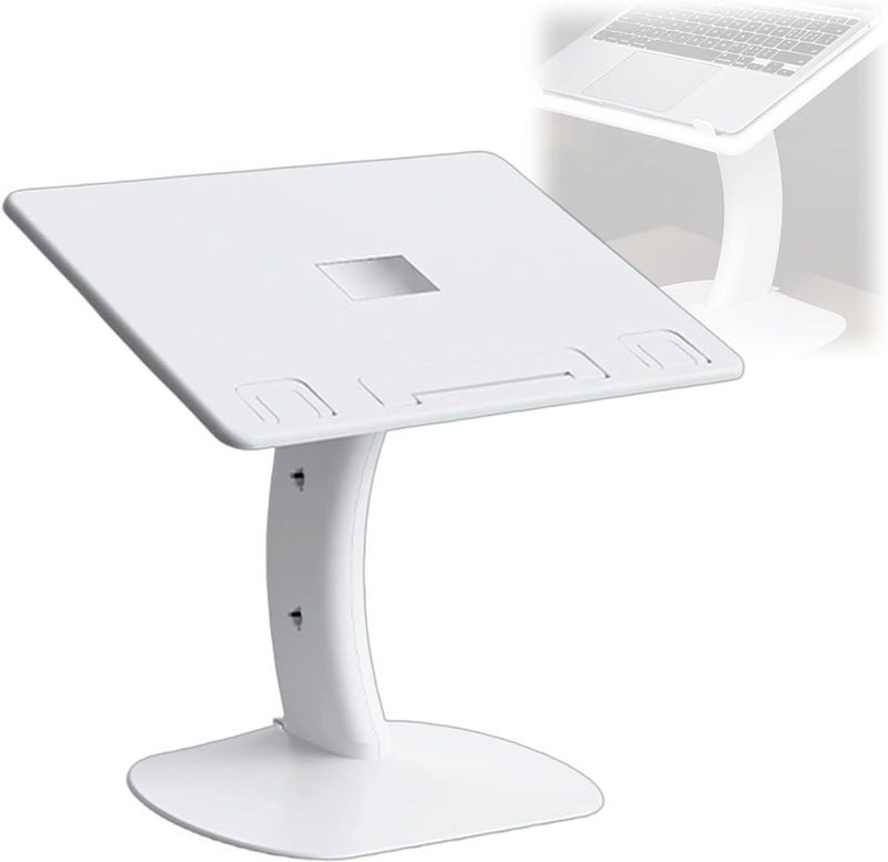 Adjustable Foldable Car Tray for Laptop Tablet and Food with Height and Phone Holders 10kg Load Laptop Stand - Image 1
