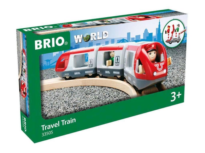 BRIO World 33505  Travel Train Set  Premium 5 Piece Wooden Toy Set for Toddlers  Ideal Birthday Compatible with All BRIO Railway Toys - Image 3