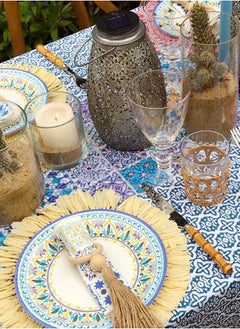 Talking Tables Souk Blue Paper Plates  - Image 1