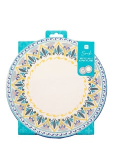 Talking Tables Souk Blue Paper Plates  - Image 3