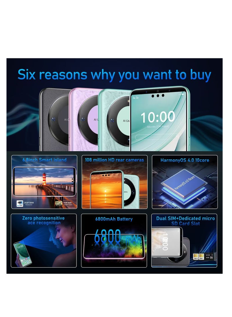 2 T - 2 T new smart phone, 2 T MATE 60 6.7-inch big screen smart phone - Image 1