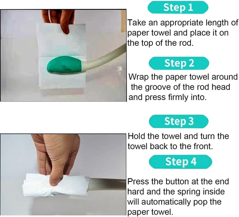 HENGXIA Wipe Assist, 15" Long Reach Comfort Wipe Holder, Ideal Self Wipe Assist Bottom Wiping Aid for Limited Mobilities, Extend Your Reach, Grips Toilet Paper or Pre-Moistened Wipes - Image 3