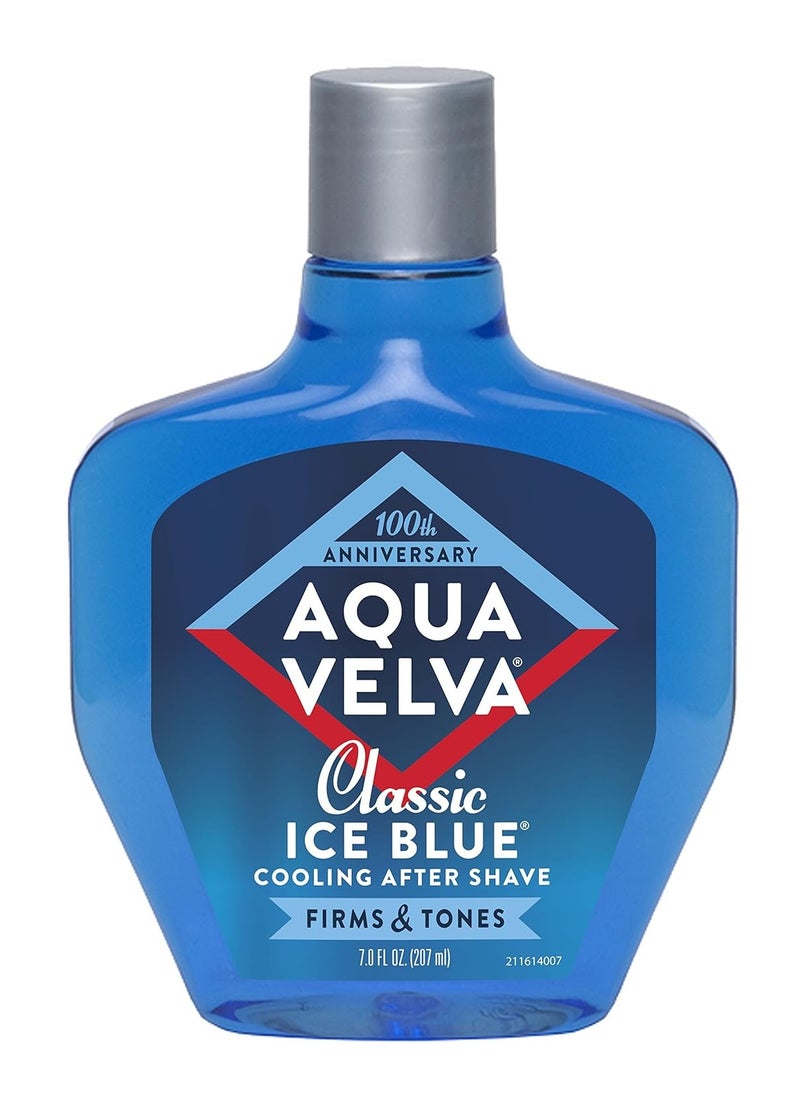 Aqua Velva - Aqua Velva After Shave, Classic Ice Blue, Soothes, Cools, and Refreshes Skin, 7 Ounce - Image 1