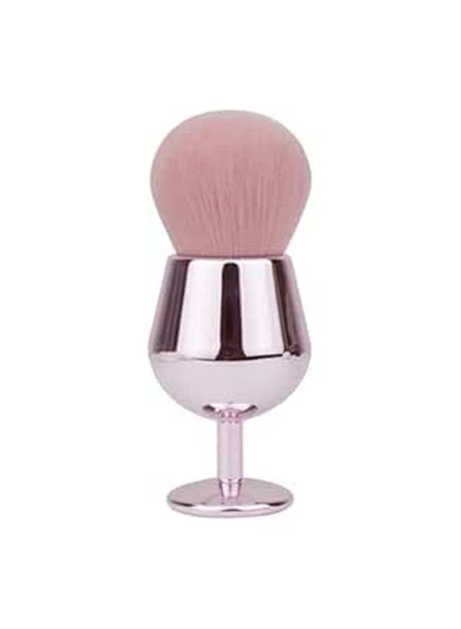 Fluffy Blending Blush Brush and Foundation Brush Set Pink Professional Makeup Tool - Image 1
