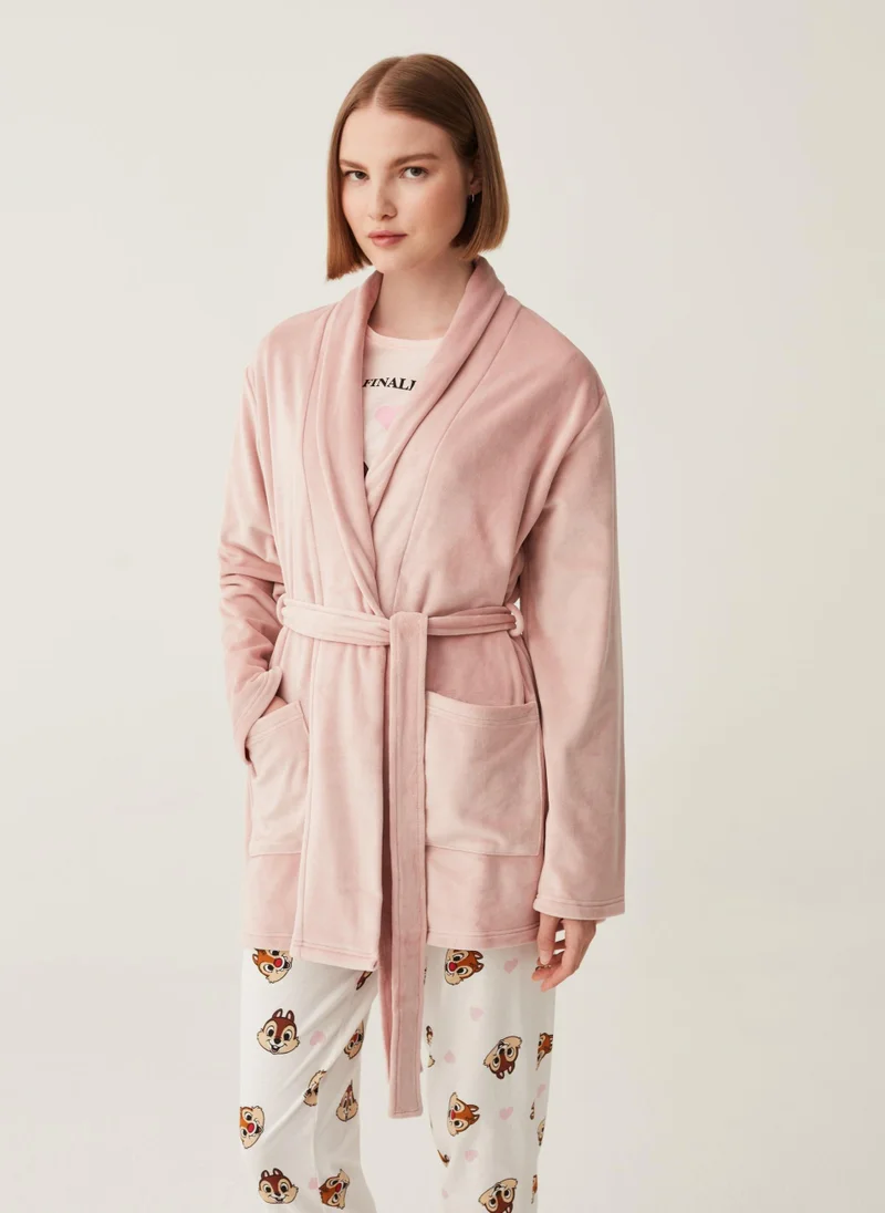 او في اس Ovs Short Dressing Gown In Velour