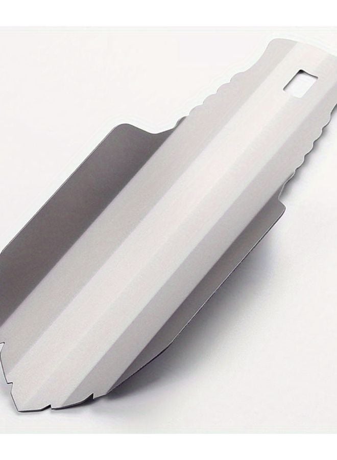 1pc Heavy Duty Metal Portable Shovel Corrosion Resistant Ergonomic Handle - Image 1