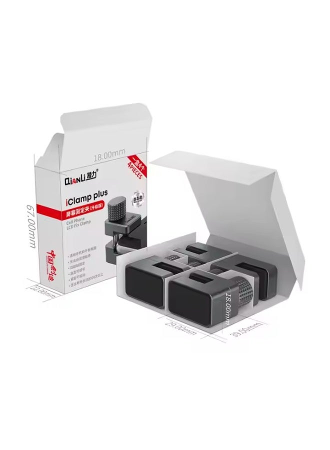 QIANLI IClamp Plus 4PCS Mobile Phone LCD Screen Fixed Metal Screen Debonding Adjustable Fixture Universal Curved Screen - Image 5