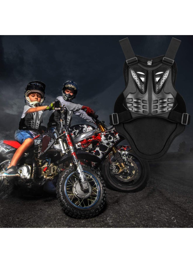 Bukela Motorcycle Armor Vest Protector, Motocross Body Guard Vest Skiing Riding Skating Anti-Fall Vest Protective Gear, Mountain Bike Off-Road Racing MTB Chest Protector - Image 5