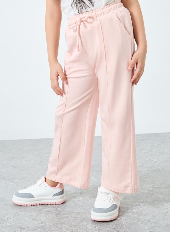 ستايلي بنطال جوغرز بقصة أرجل واسعة - Image 1