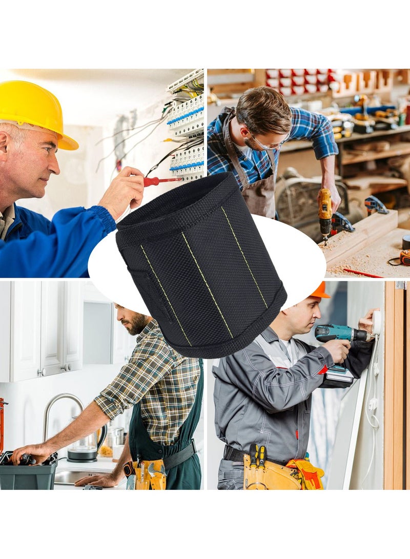 ACYYH Magnetic Wristband Holding Screws Nails Drill Bits Gadgets Tools Gift for Men Him Dad DIY Handyman Electrician Husband - Image 3