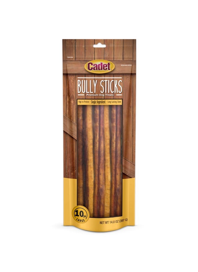 Cadet Cadet Bully Sticks for Dogs - Long-Lasting Dog Chews - All-Natural Premium Dog Treats Promotes Dental Health  - Image 1