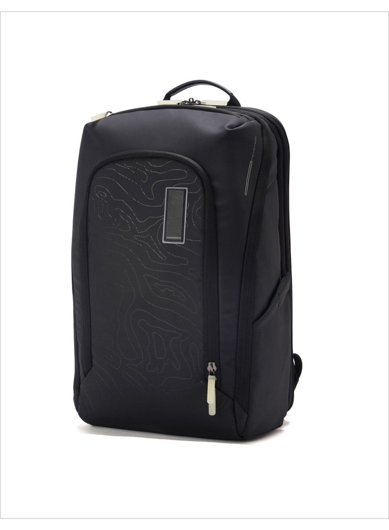 Mokobara The Long Range Backpack - Expandable Water-Resistant Nylon | Black, Incognito - Image 1