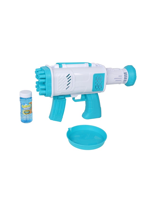 Galaxy Bubbles - 24 Holes Big Bang Bubble Blaster With 50ml Bubble Solution Battery Operated - Image 1