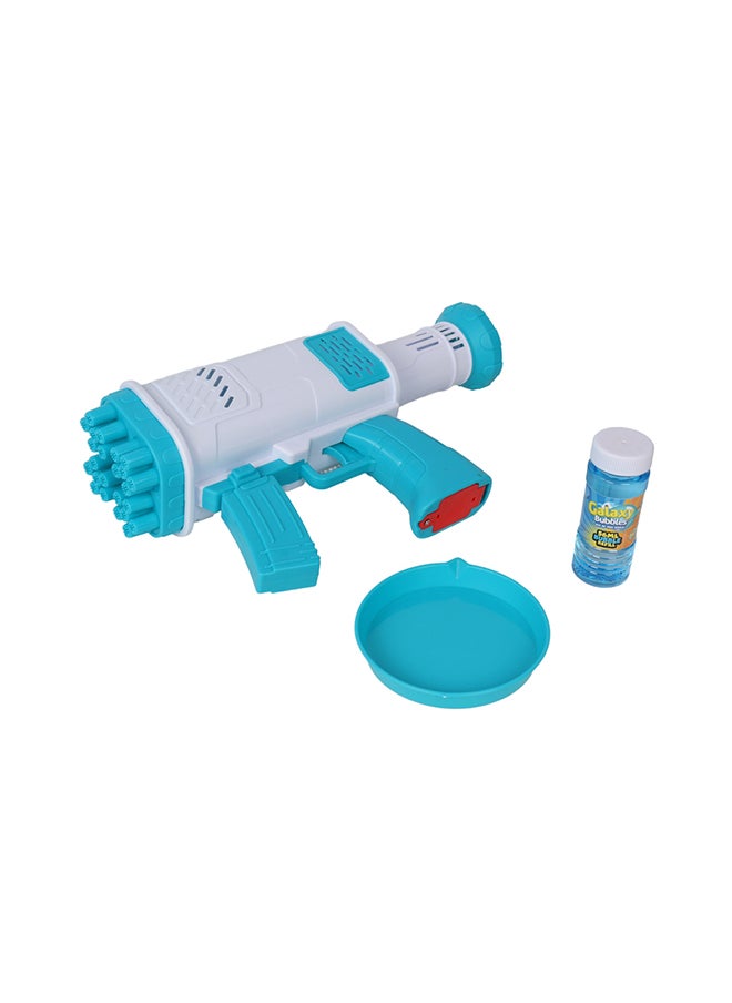Galaxy Bubbles - 24 Holes Big Bang Bubble Blaster With 50ml Bubble Solution Battery Operated - Image 1