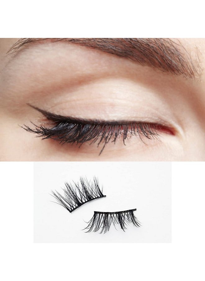 DAODER - DAODER False Eyelashes Half Lashes Wispy Cat Eye Faux 3D Mink Lashes Natural Look Soft Handmade Wispies 7-15mm Eye Lashes For Eye Makeup 5 Pairs (Half Lashes 04) - Image 1