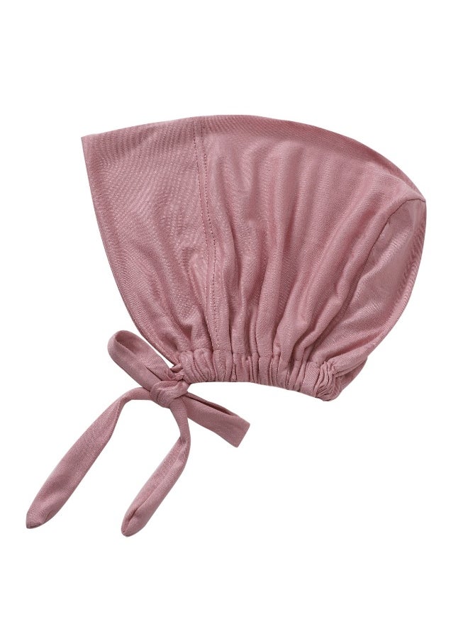NIBEMINENT - New Milk Silk Elastic Drawstring Base Layer Hat - Image 1