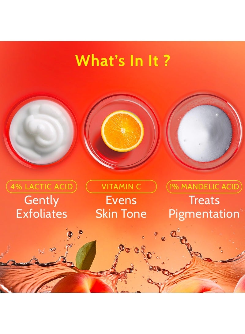 Chemist at Play Roll On Deodorant | Peach Fragrance | Underarms & Body | Lactic Acid, Mandelic Acid & Ceramides | Alcohol & Aluminium Free - Image 5