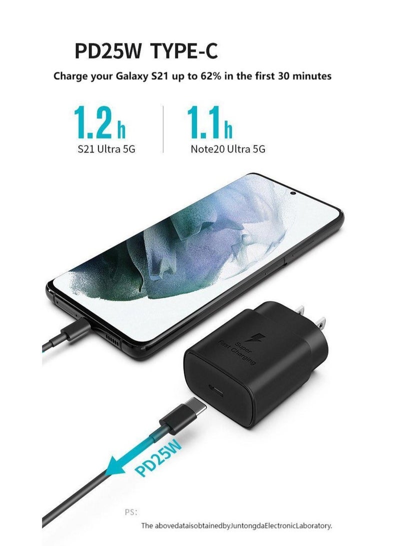 Super 25W Travel Adapter (Super Fast Charging without USB Cable) Black - Image 5