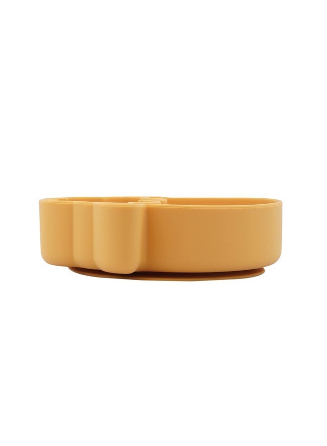 GUCHIGU Soft Silicone Feeding Plate for Babies, BPA Free Suction Cup Baby Training Plate for New Born Babies (Mustard) - Image 5
