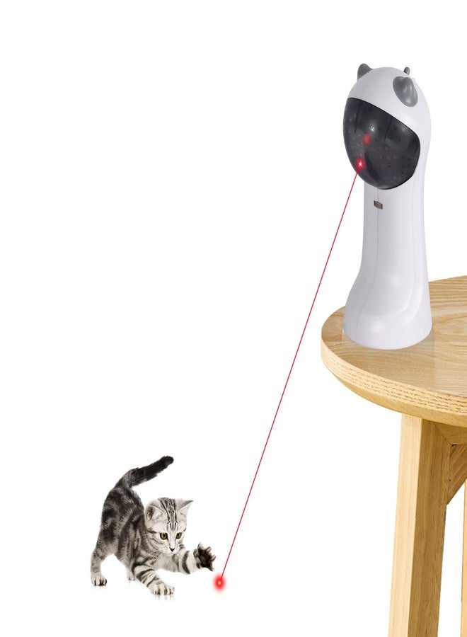 TBTeek Cat Toy, Automatic Motion-Activated, 5 Fun Patterns, 4 Speed Modes, Adjustable Light Angles, Random Rotating Trajectory, Rechargeable - Image 1
