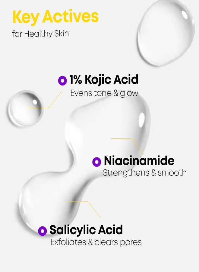 NINELESS B-Boost 1% Kojic Acid Toner with 2% Niacinamide for Dark Spot Correction - Korean Skincare for All Skin Types - Formula with Adenosine & Probiotics - 6.76 fl. oz. - Image 3