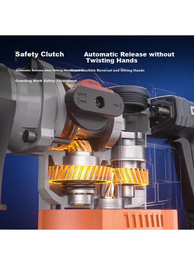 DONG Cheng Dongcheng 1050w Rotary Hammer And Pick Dzc1050-26b, Impact Drill, Concrete Drill, With Built-in Safety Clutch - Image 5