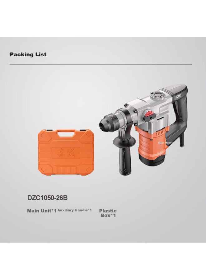DONG Cheng Dongcheng 1050w Rotary Hammer And Pick Dzc1050-26b, Impact Drill, Concrete Drill, With Built-in Safety Clutch - Image 2