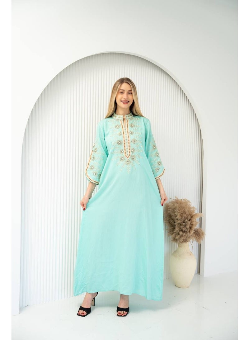 High-end jalabiya with luxurious embroiderySM - 10 - Image 3