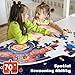 TALGIC Puzzles for Kids Ages 46 with Solar System Planets 70 Piece Round Large Kids Floor Puzzles for Ages 3 4 5 6 7 8 Educational Toy Gift Jigsaw Puzzles for 5 Year Old Boys Girls - Image 3