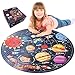 TALGIC Puzzles for Kids Ages 46 with Solar System Planets 70 Piece Round Large Kids Floor Puzzles for Ages 3 4 5 6 7 8 Educational Toy Gift Jigsaw Puzzles for 5 Year Old Boys Girls - Image 2