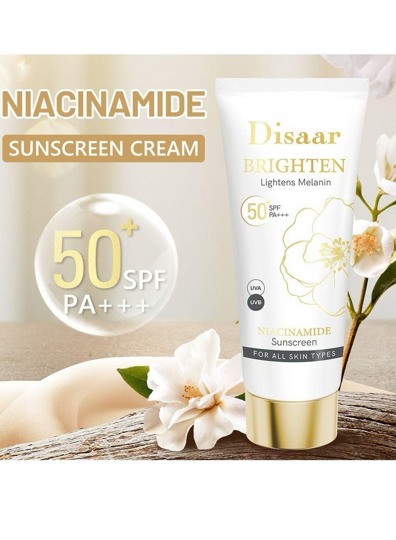 Brighten Lightens Melanin Niacinamide Sunscreen For All Skin Types