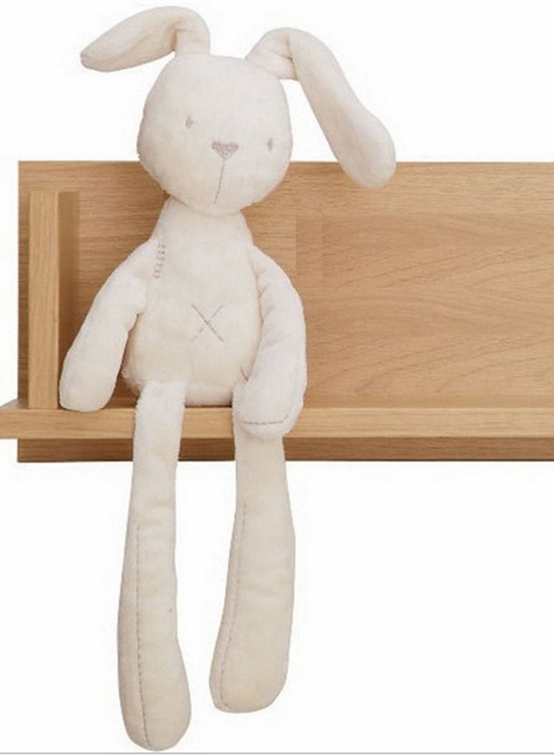 Loquat Long-legged Rabbit Plush Soothing Baby Toy Beige 26*50cm  - Image 1