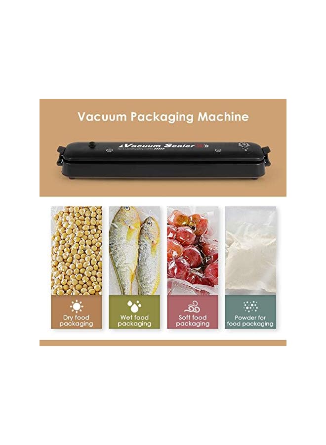 Raxoom Sealer Machine 2021 Upgraded Automatic Food Sealer Machine With 20 Sealing Bags Food Vacuum Air Sealing System For Food Preservation Storage Saver Easy To Clean | Safety Certified - Image 2