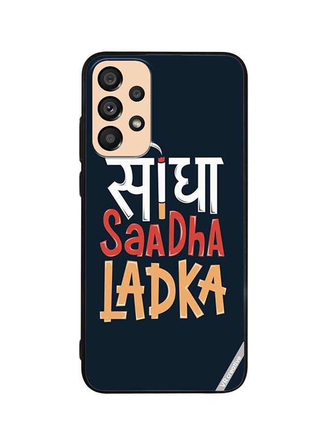 VR CREATIVE Protective Case Cover For Samsung Galaxy A33 5G Seedha Sadha Ladka Design Multicolour - Image 1