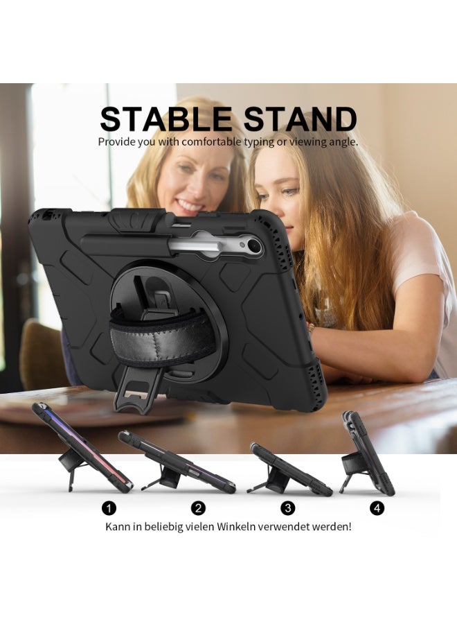 عام غطاء لسامسونج جالاكسي تاب S11 11 بوصة 2025: غلاف تاب S11 مع حامل قلم S / مقبض / حامل دوار. - Image 3