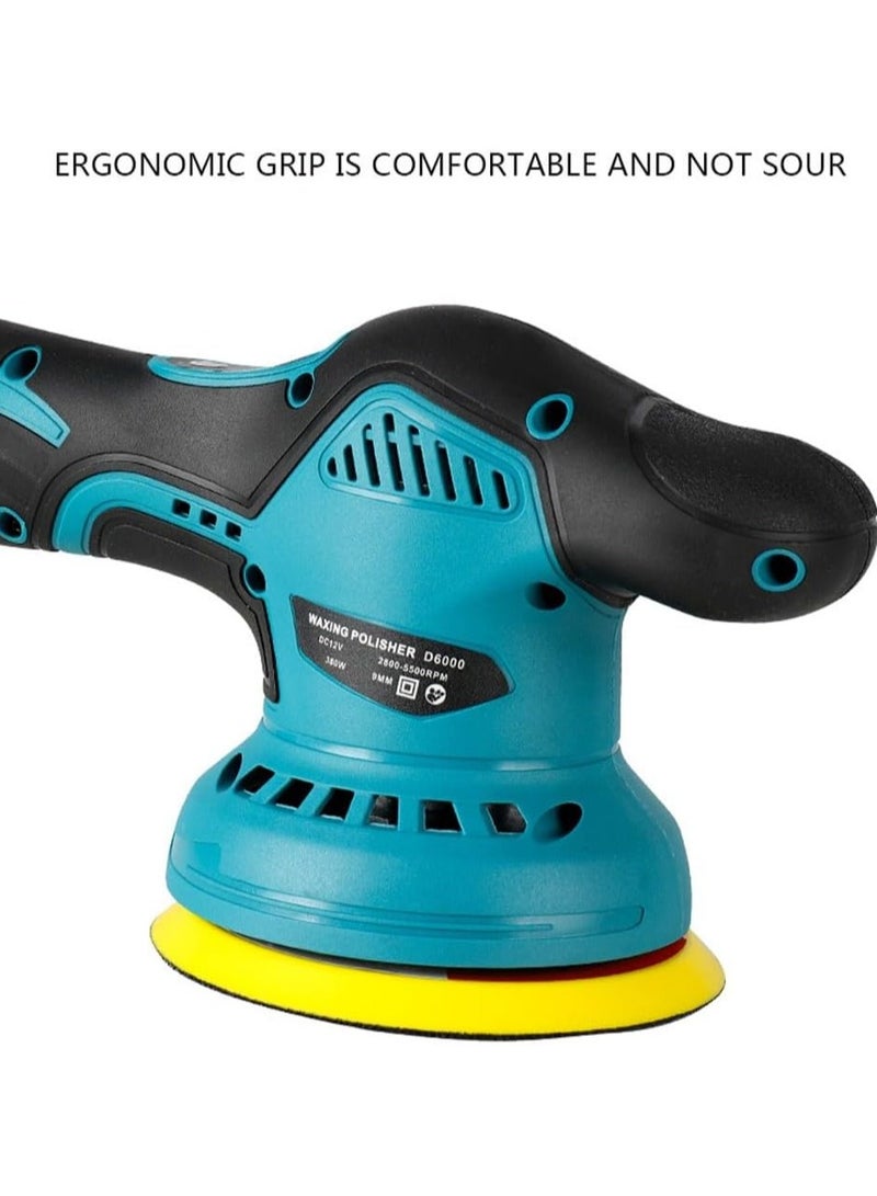 Generic Cordless Waxing & Polishing Machine Set – 12V, Dual Batteries, Pads & Accessories, Rechargeable Sander  - Image 4
