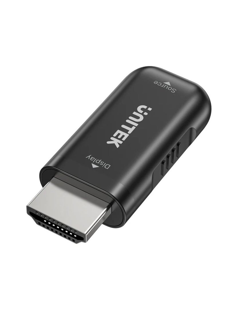 UNITEK USB-C Female to HDMI Male Adapter – High-Speed 4K UHD Video Output Converter for Laptops, Tablets, Smartphones, Compatible with Thunderbolt 3 and USB-C Devices