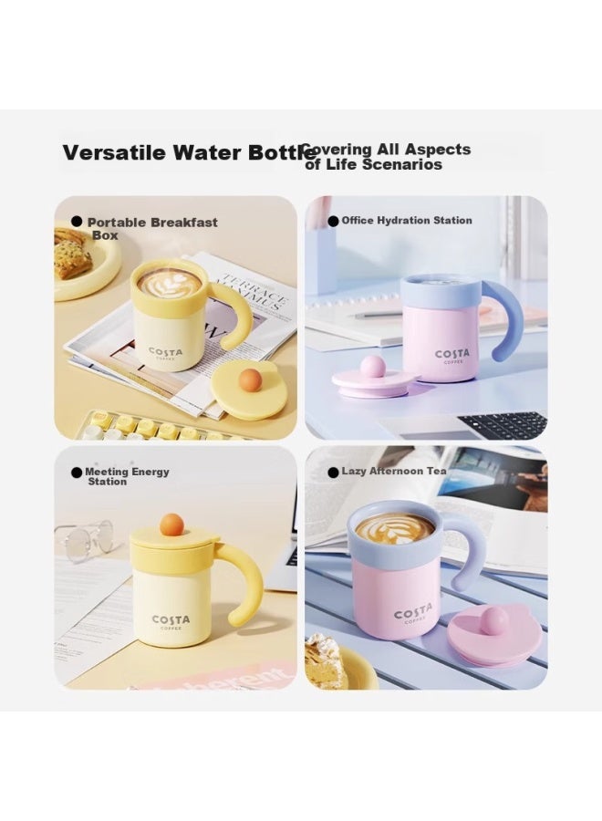 Costa Desktop Handheld Insulated Cup For Men And Women, Stylish Stainless Steel Coffee Water Mug, Gift For Girlfriend Or Wife - Image 2