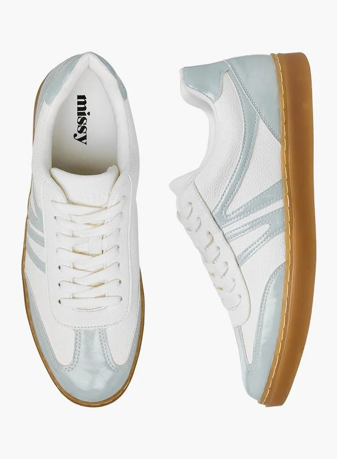 MISSY Women Lace-Up Ankle Sneakers